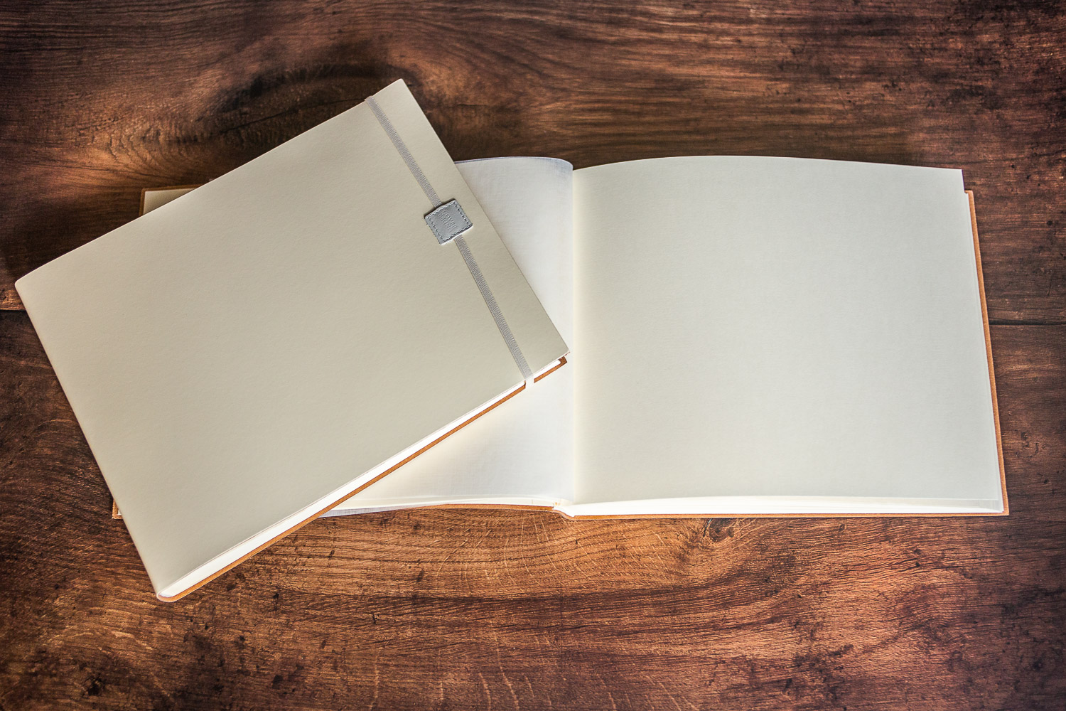 Planet Booths Leather Guest Book