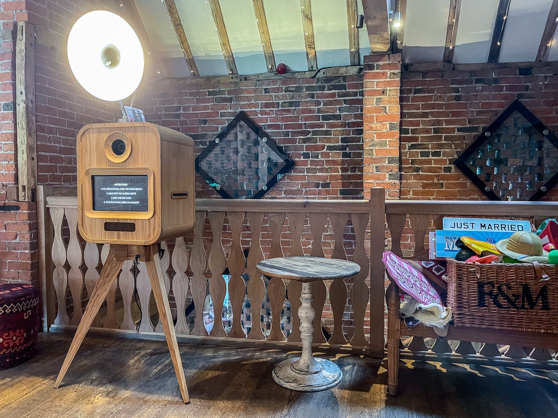 Shustoke Barn photo booth hire