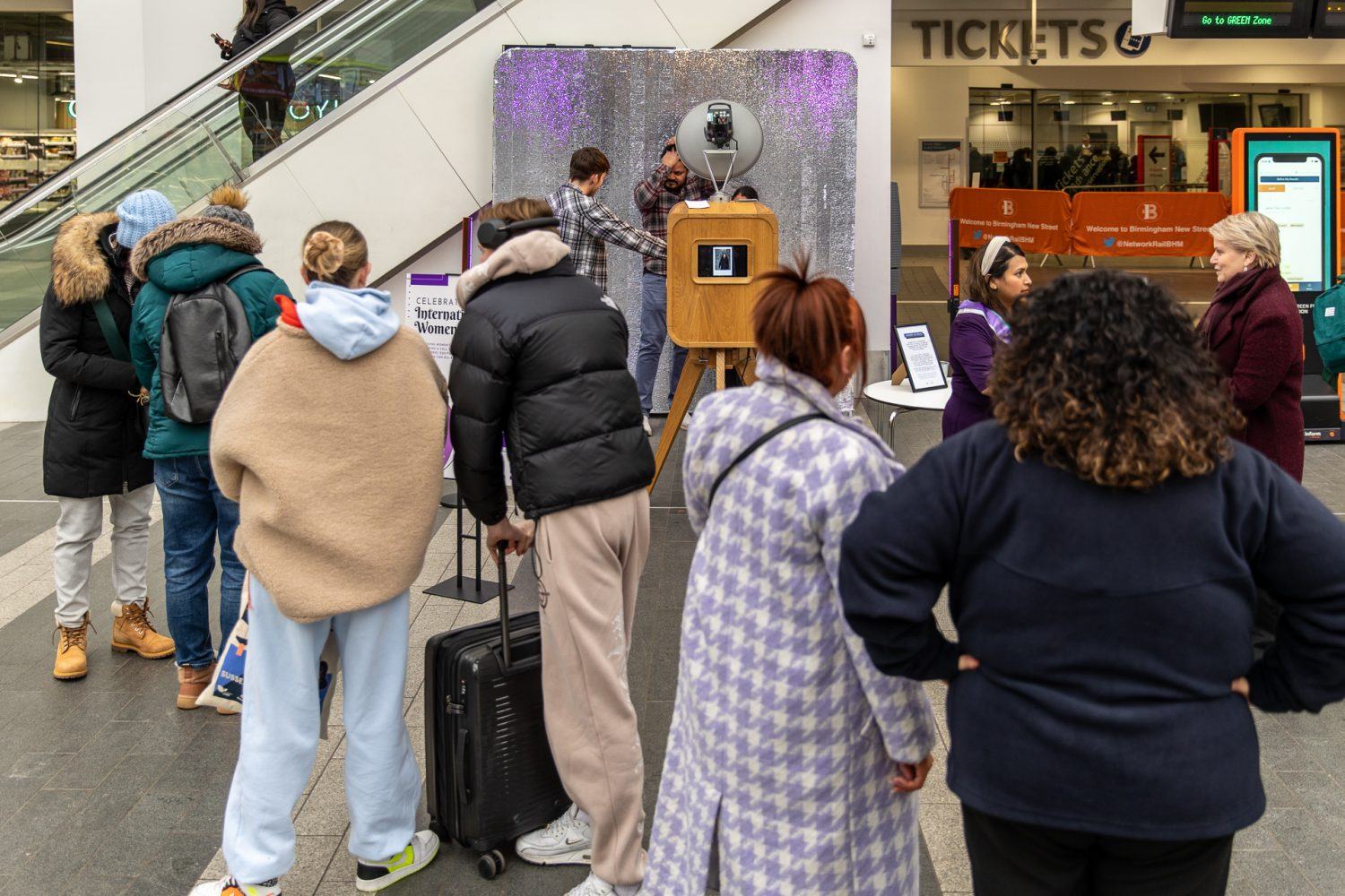 New Street Station Photo Booth In Action
