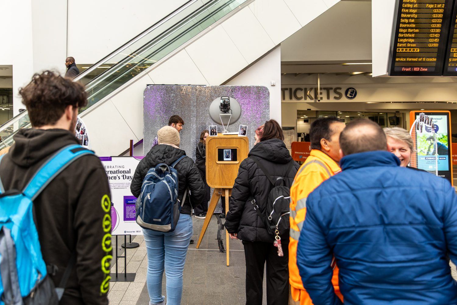 New Street Station Photo Booth In Action