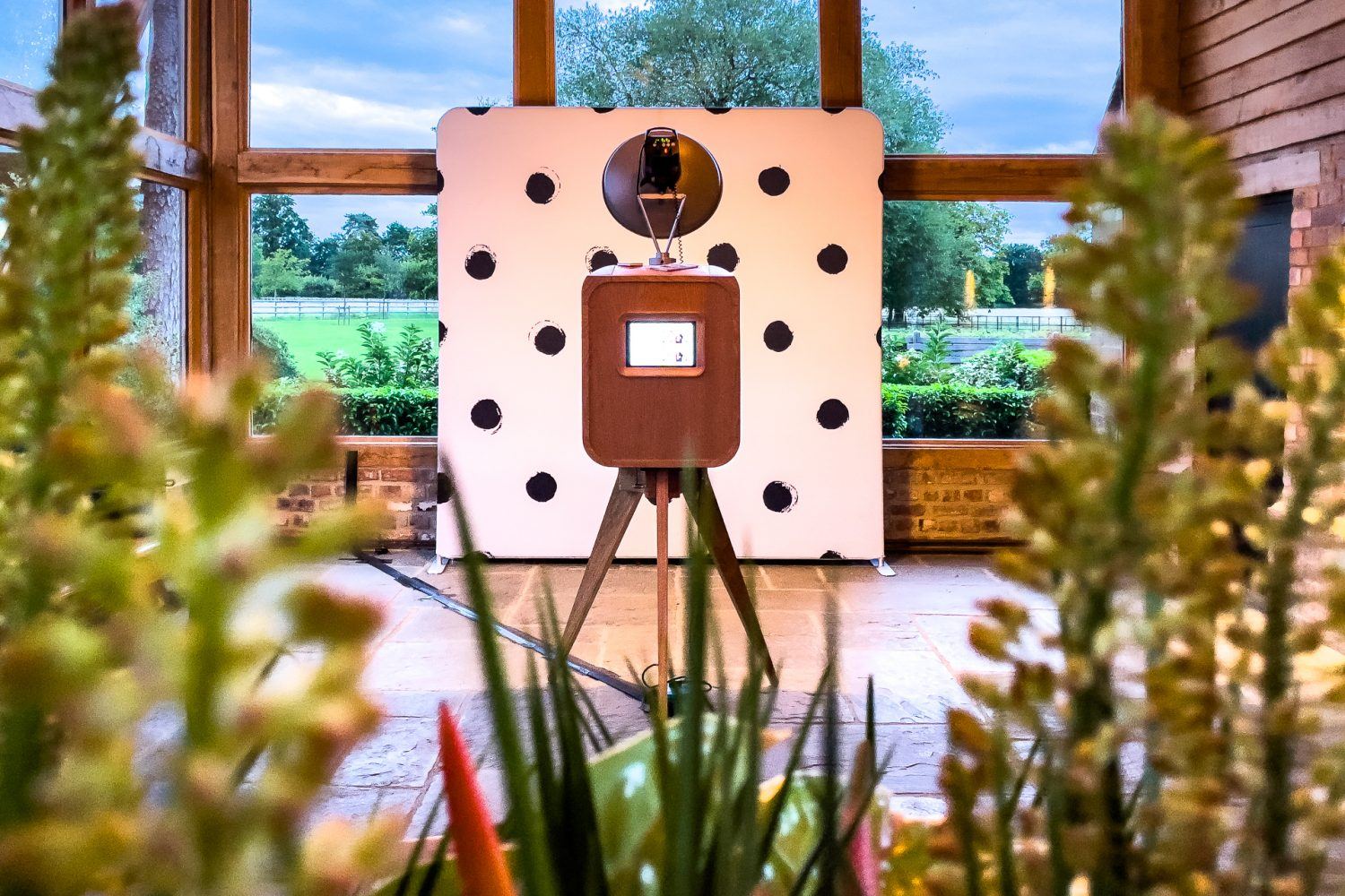 Barns and Yard Photo Booth In Action