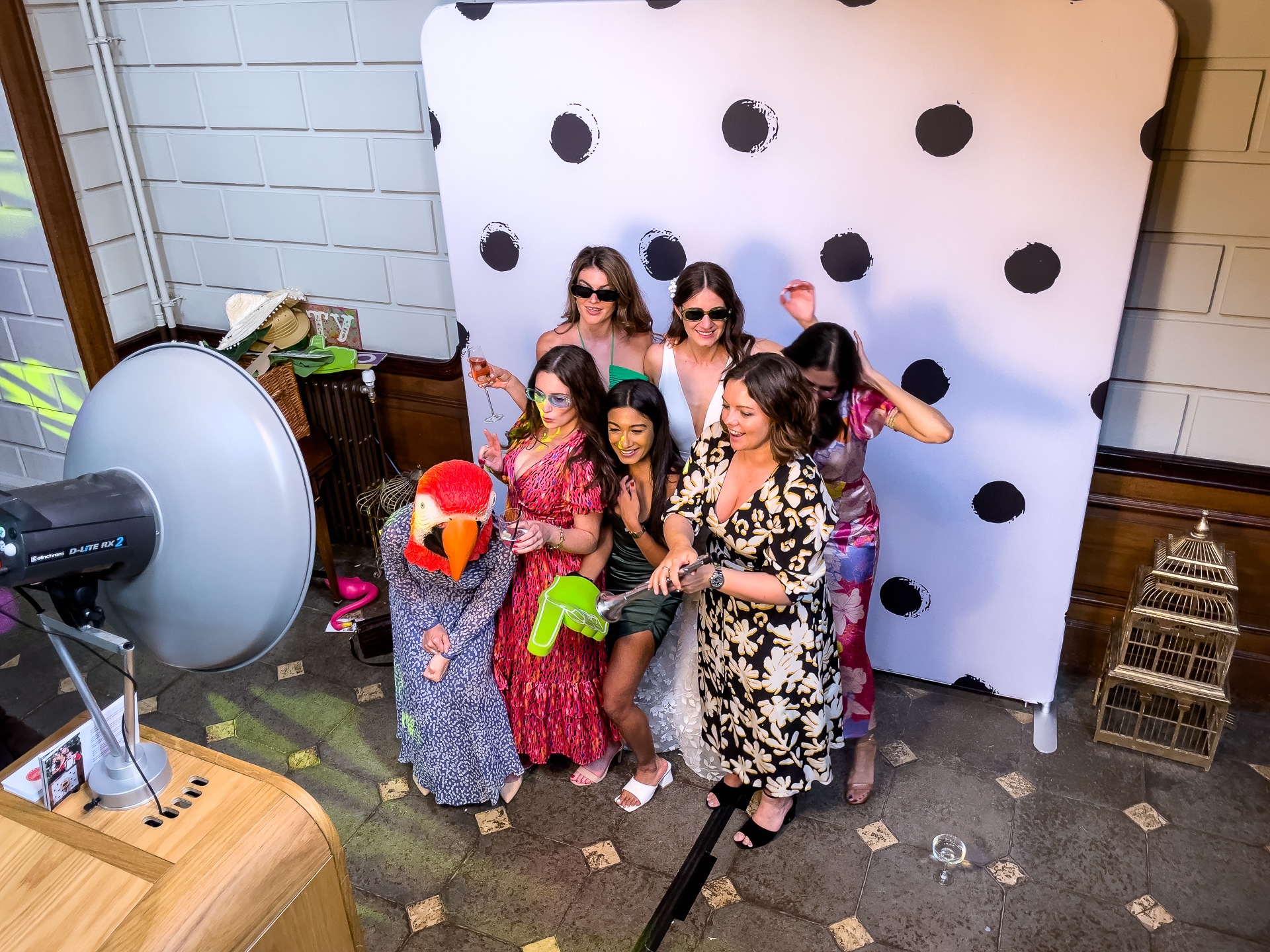 Davenport House Photo Booth In Action