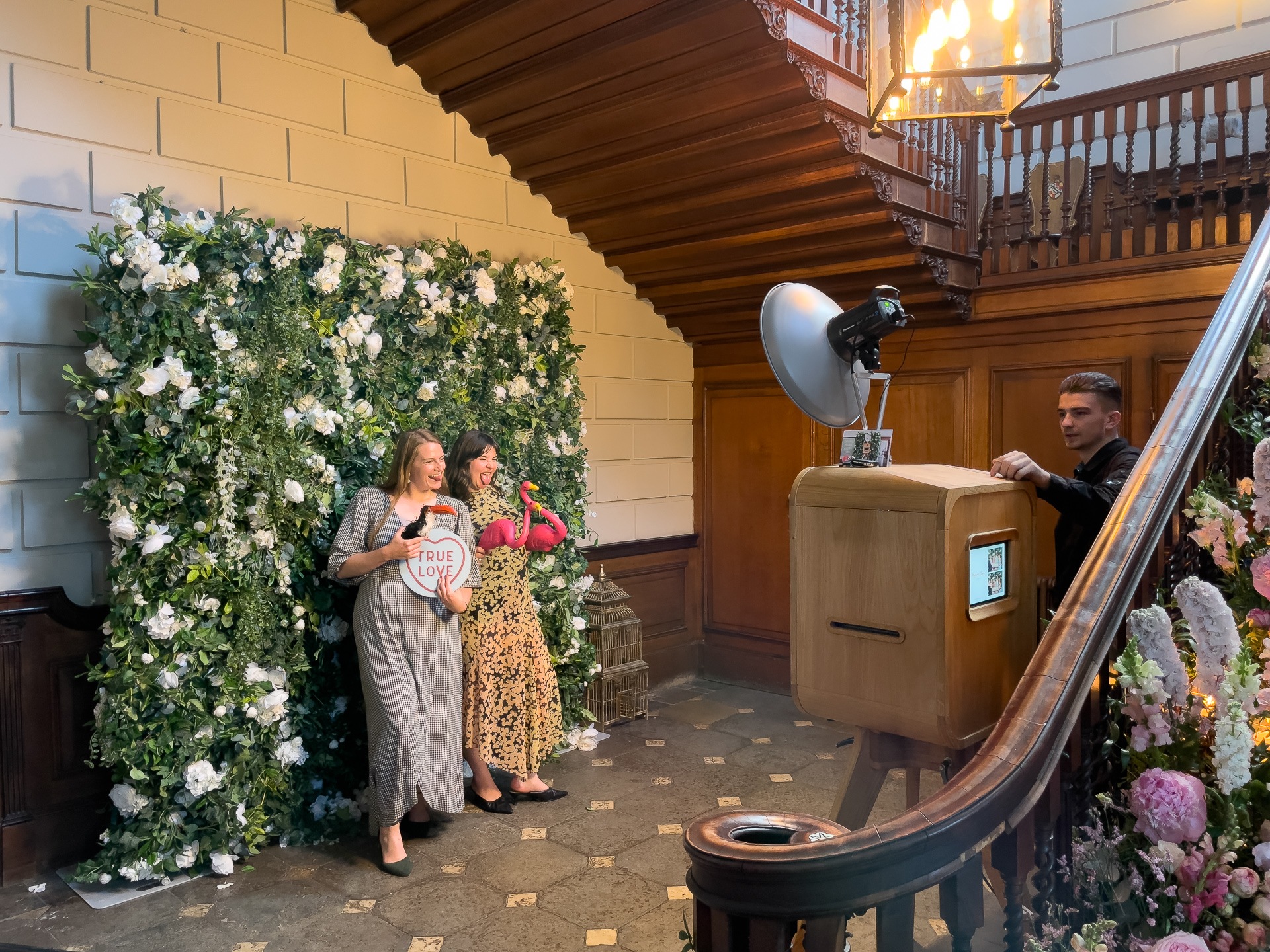 Davenport House Photo Booth In Action