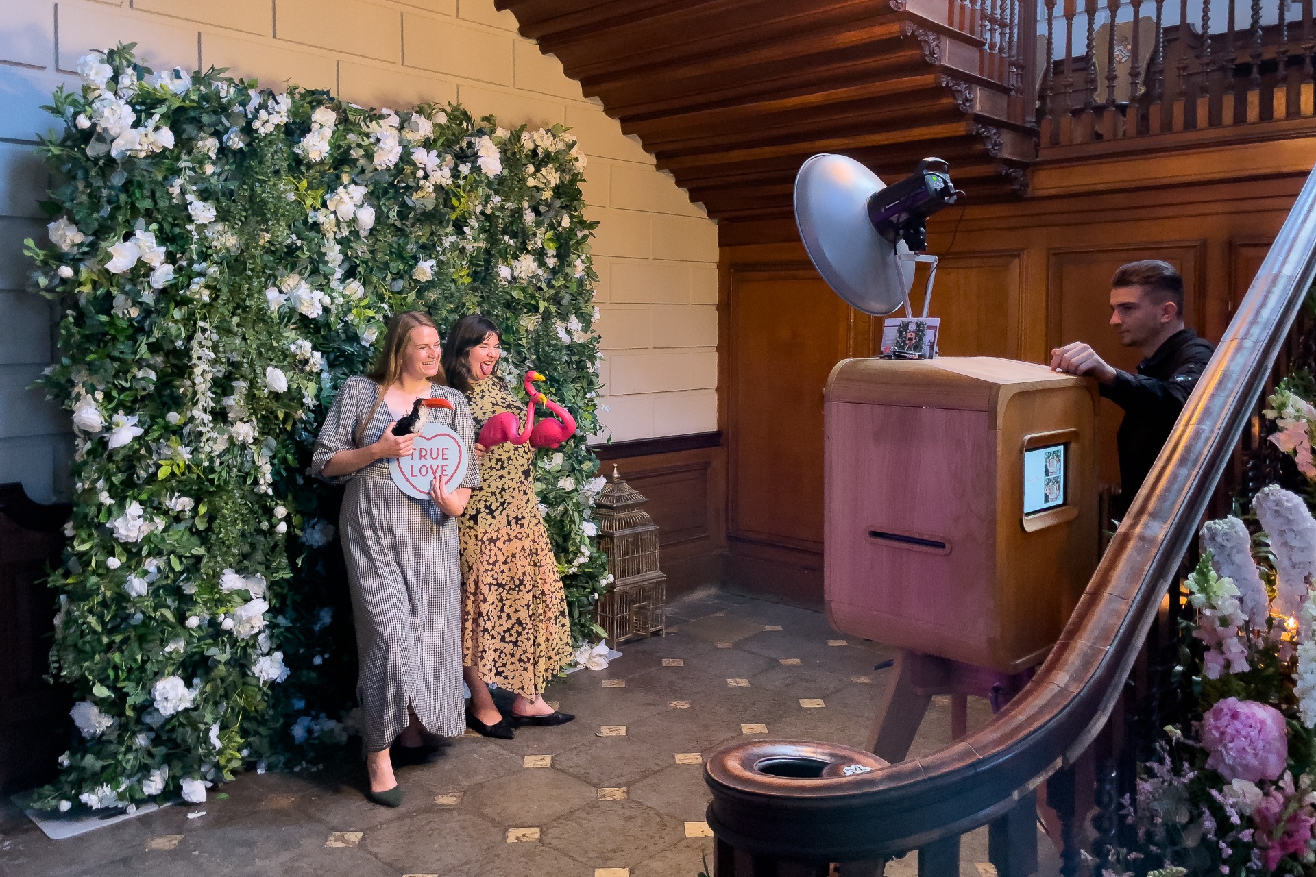 Davenport House Photo Booth In Action