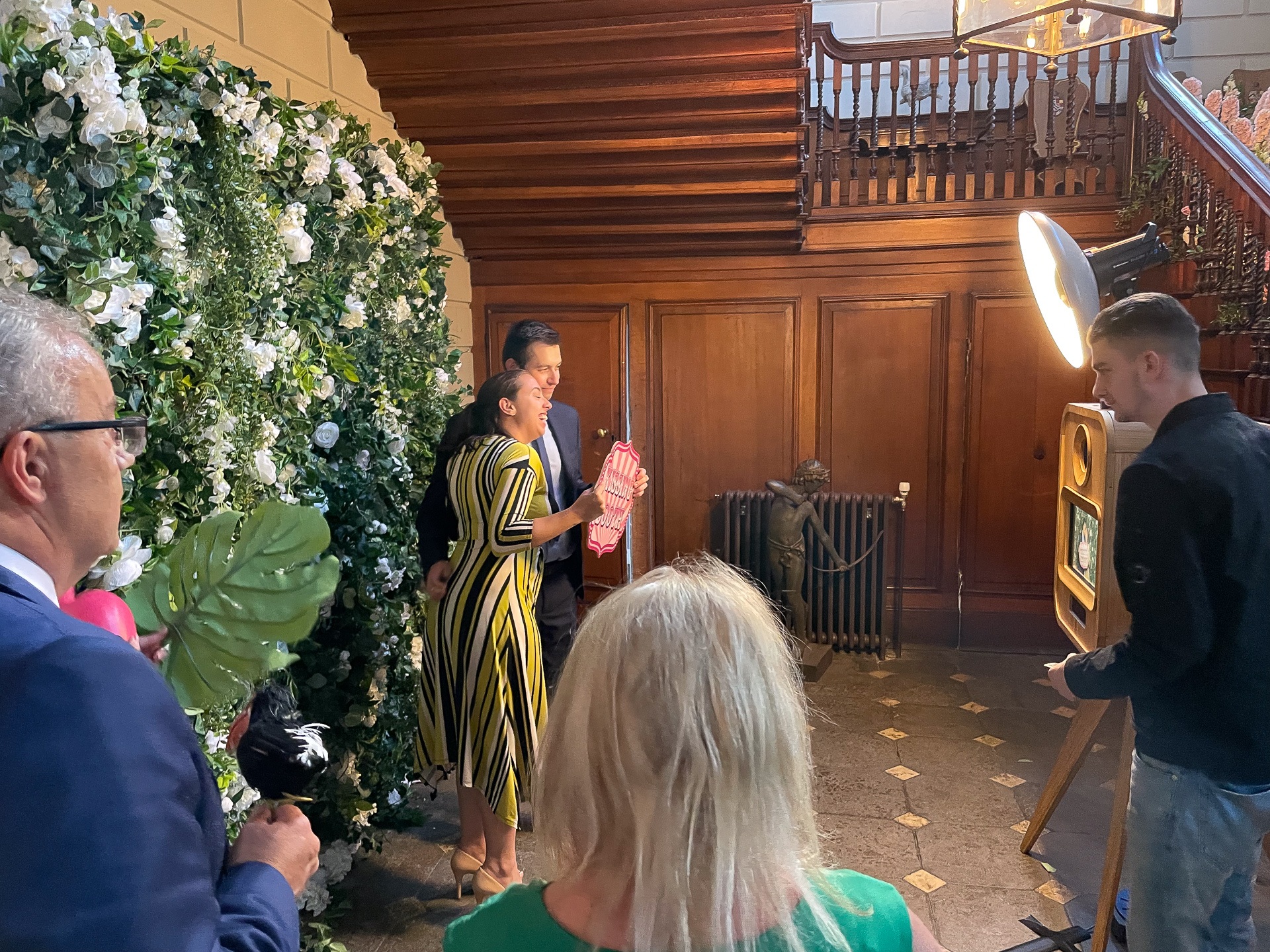 Davenport House Photo Booth In Action