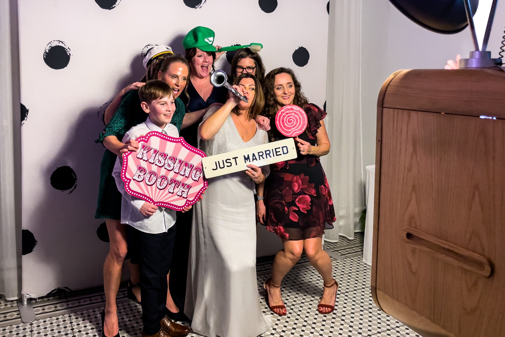 Hawkstone Hall Photo Booth In Action