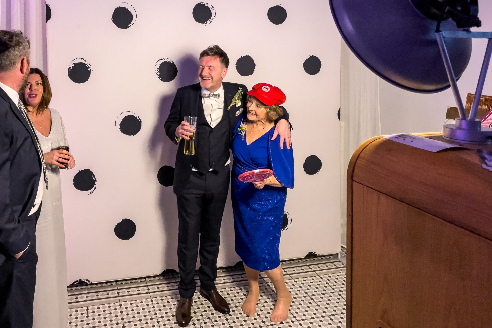 Hawkstone Hall Photo Booth In Action