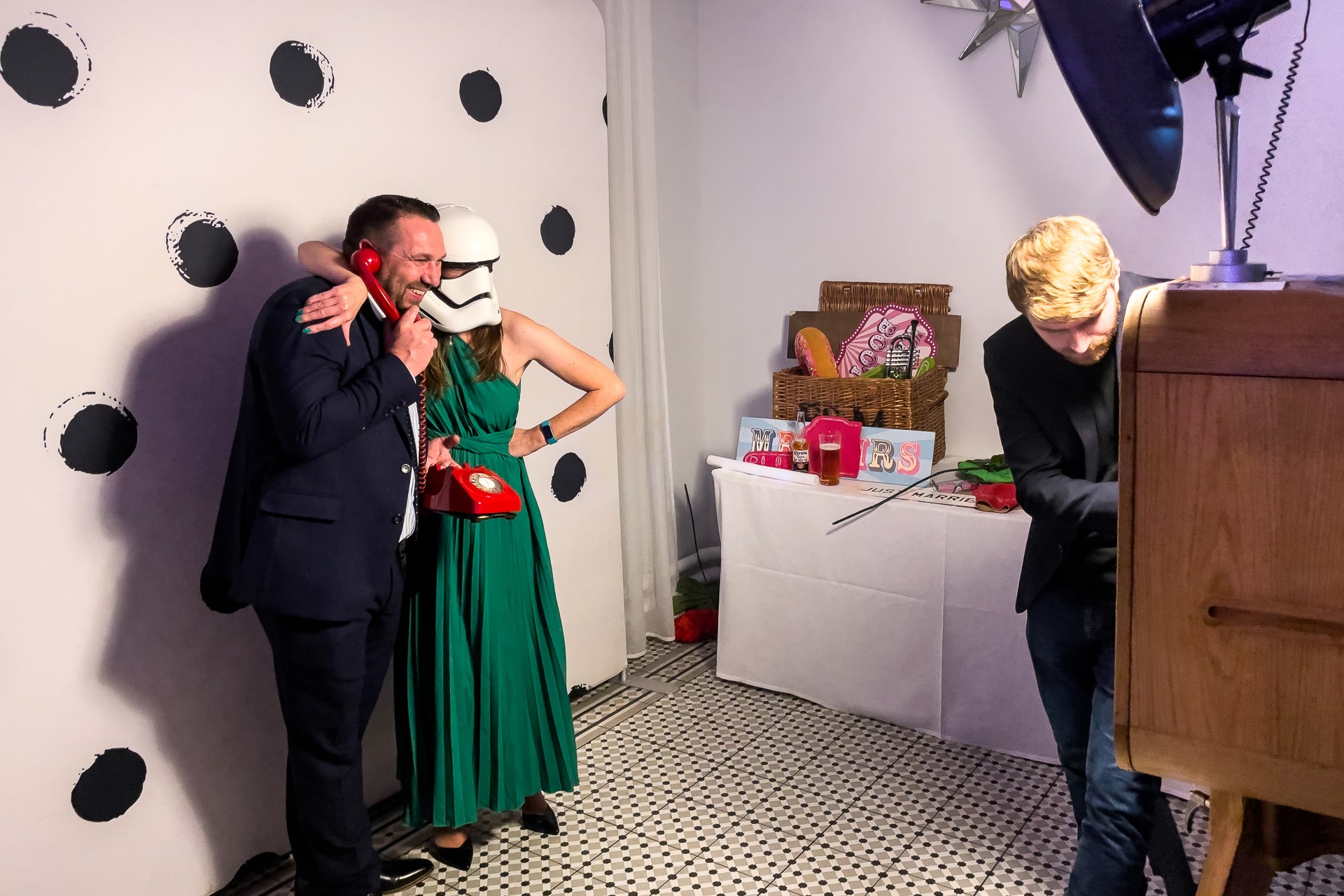 Hawkstone Hall Photo Booth In Action