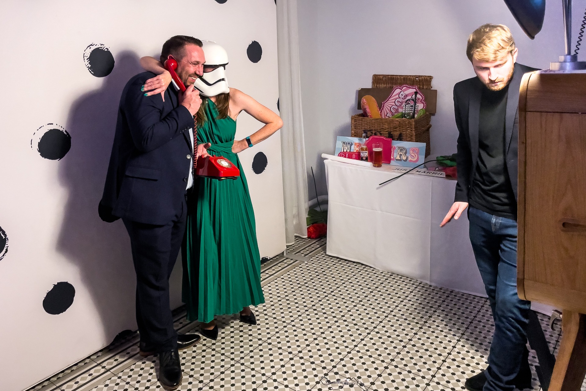 Hawkstone Hall Photo Booth In Action