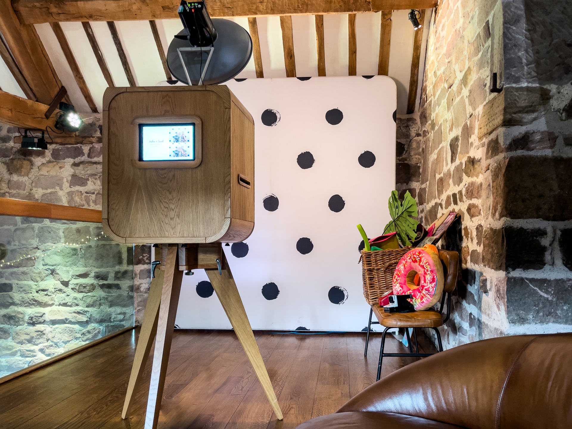 The Ashes Barns Photo Booth Hire - Photo Booth In Action