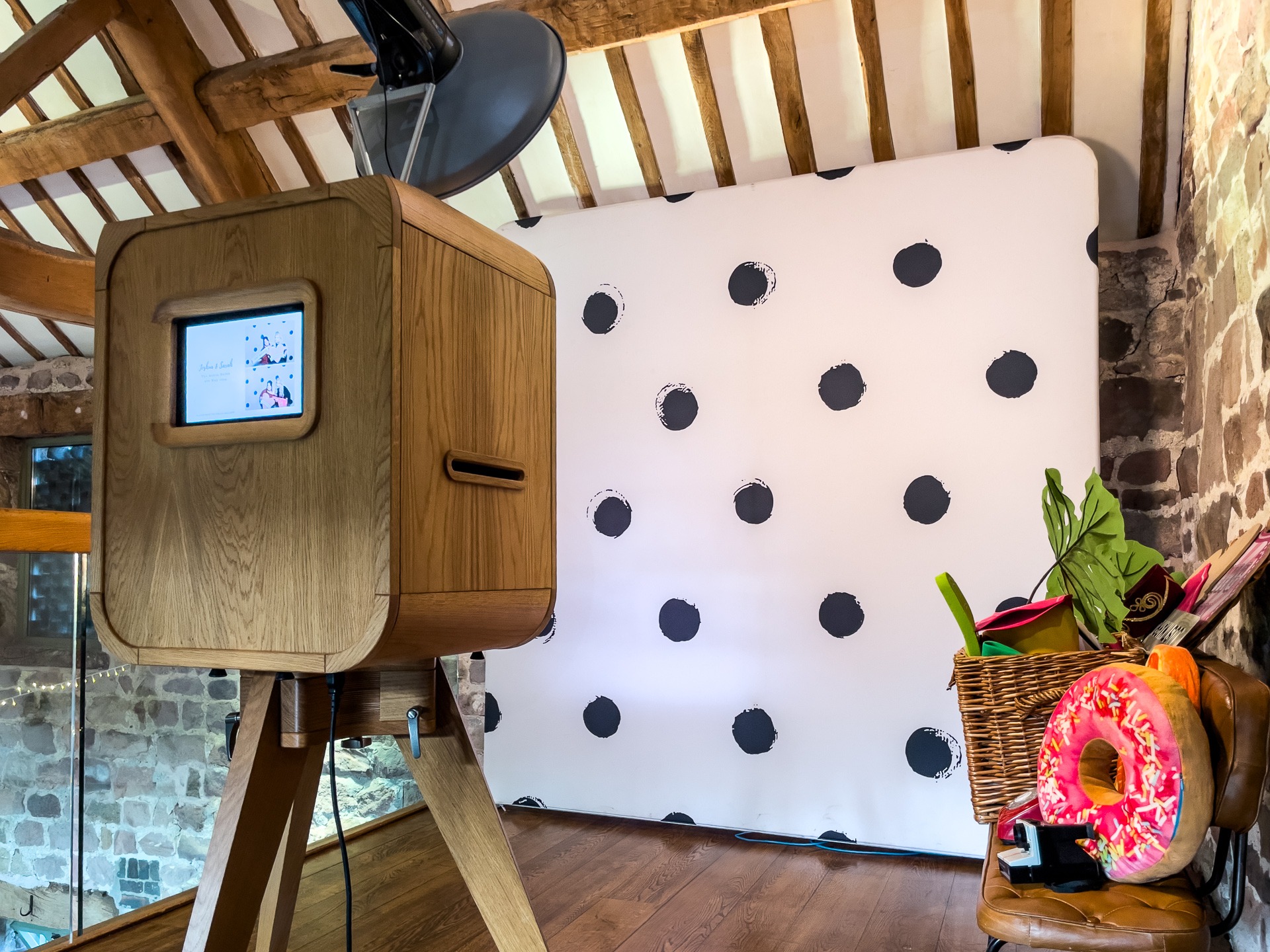 The Ashes Barns Photo Booth Hire - Photo Booth In Action