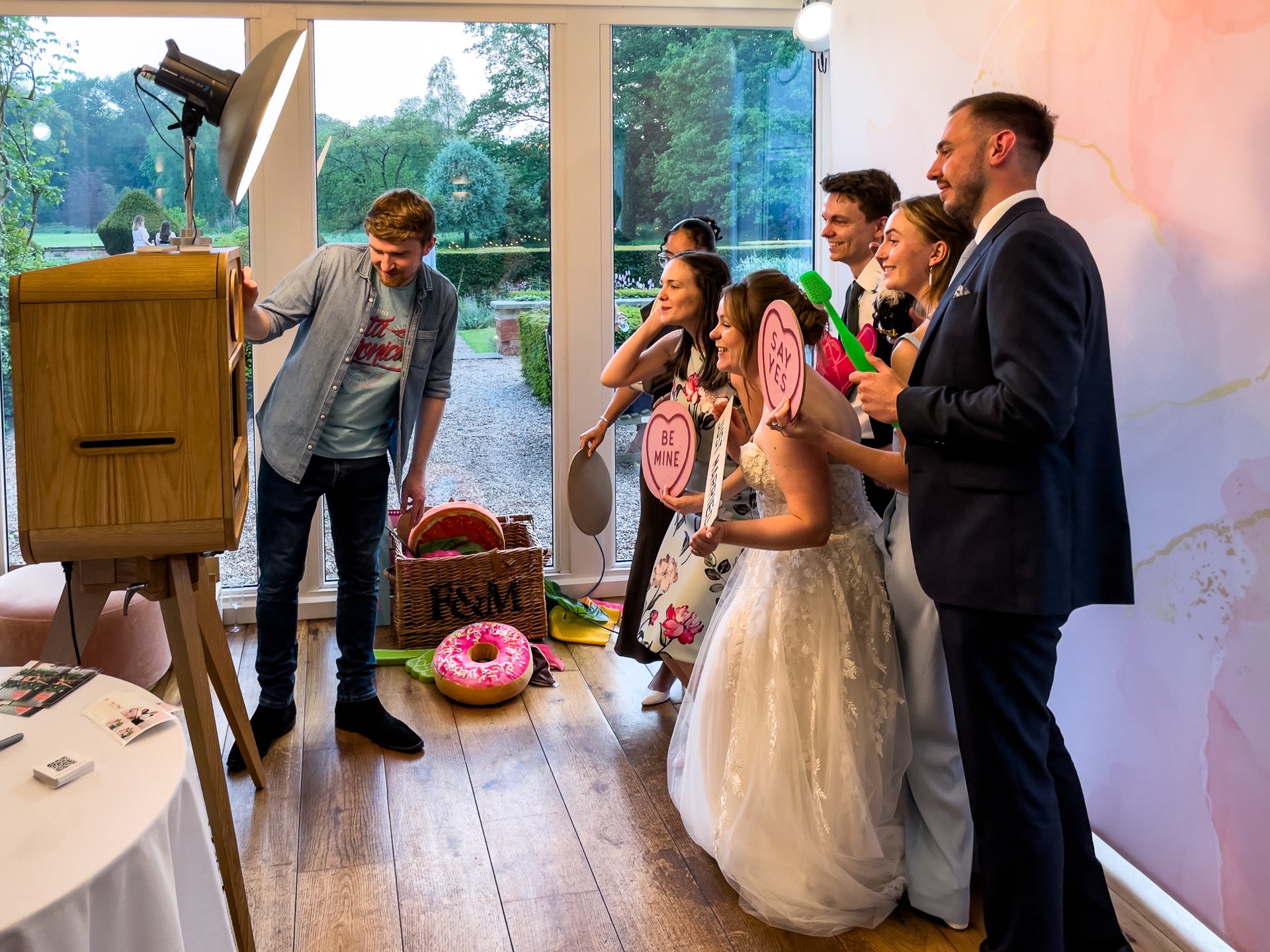 Iscoyd Park Photo Booth Hire - Photo Booth In Action