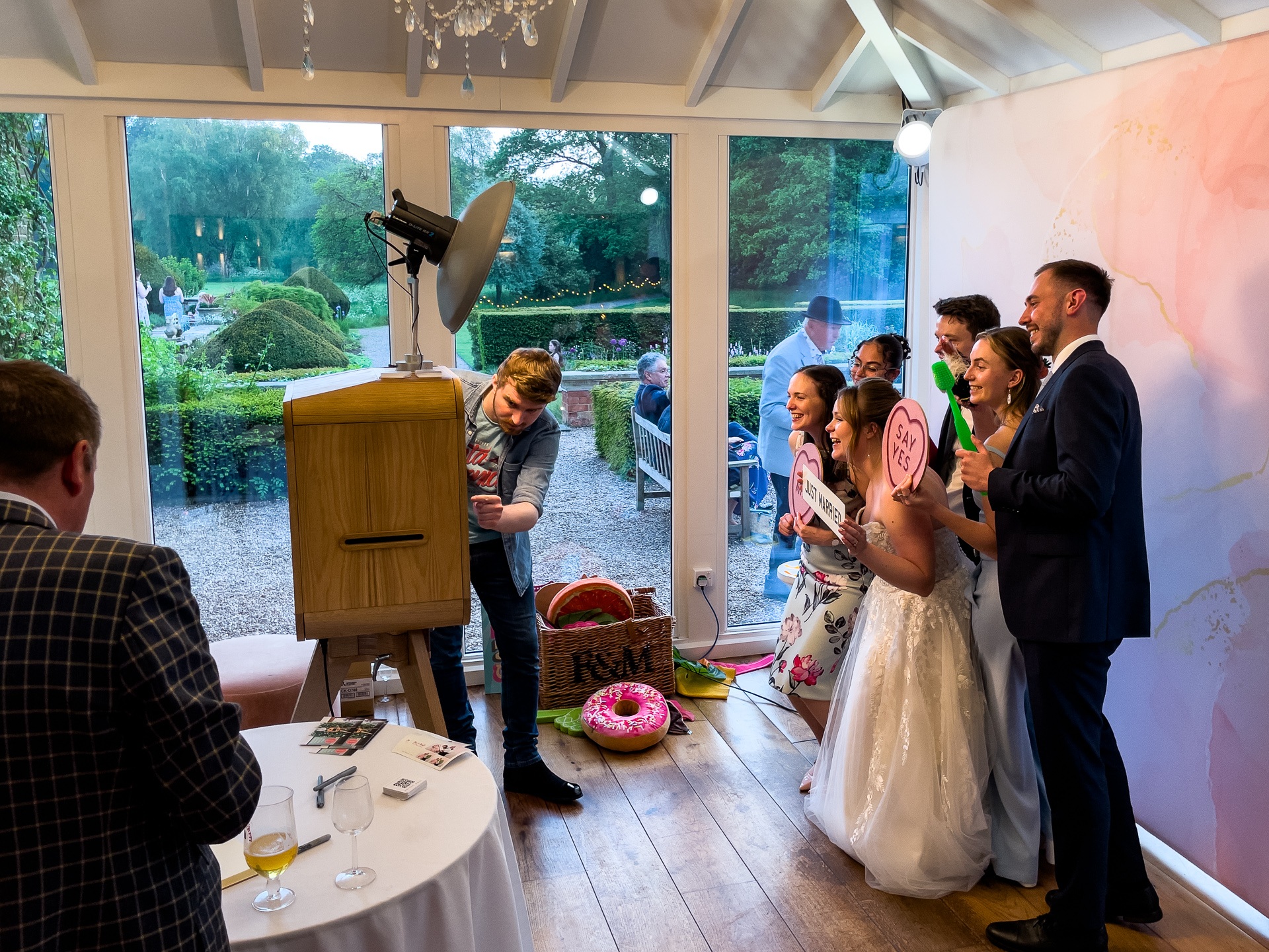 Iscoyd Park Photo Booth Hire - Photo Booth In Action