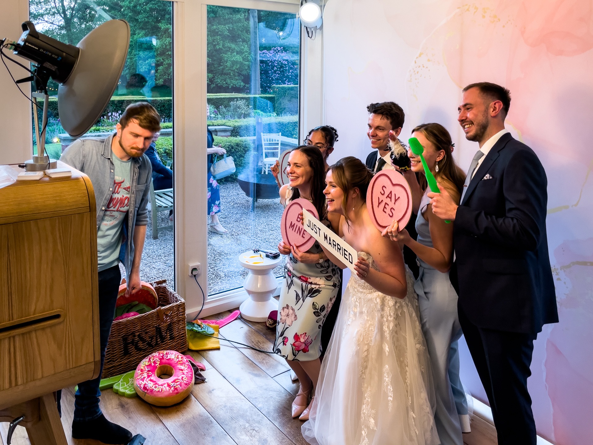 Iscoyd Park Photo Booth Hire - Photo Booth In Action