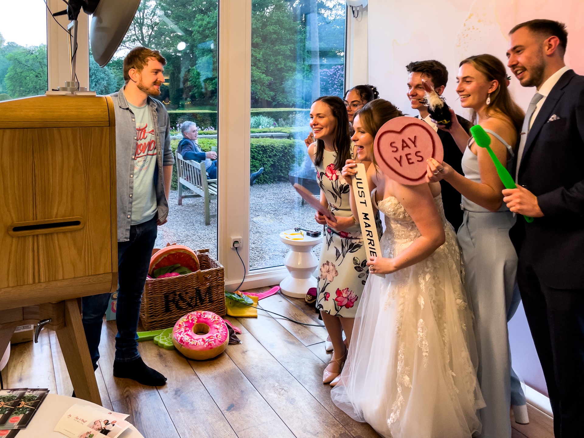 Iscoyd Park Photo Booth Hire - Photo Booth In Action