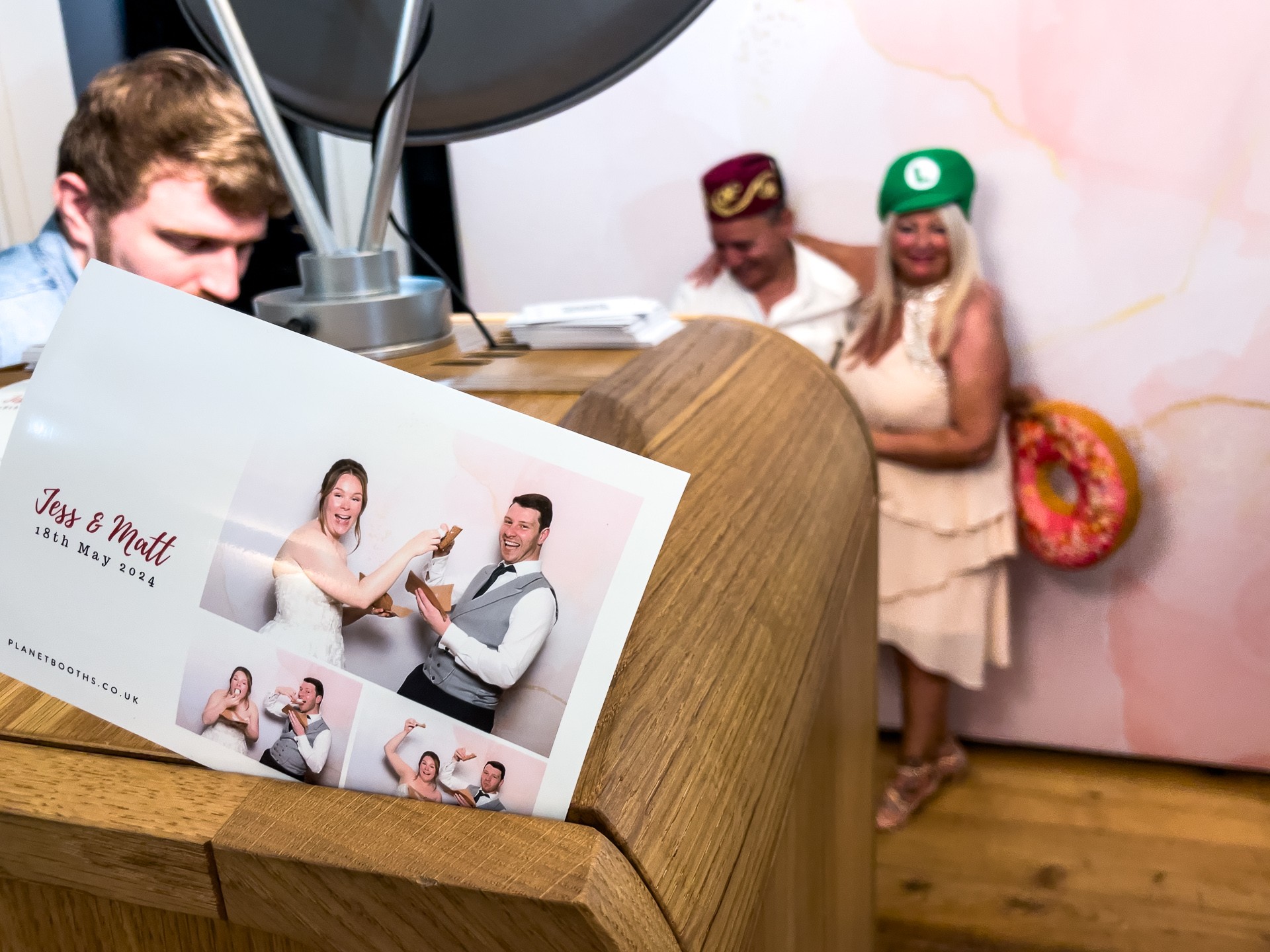 Iscoyd Park Photo Booth Hire - Photo Booth In Action