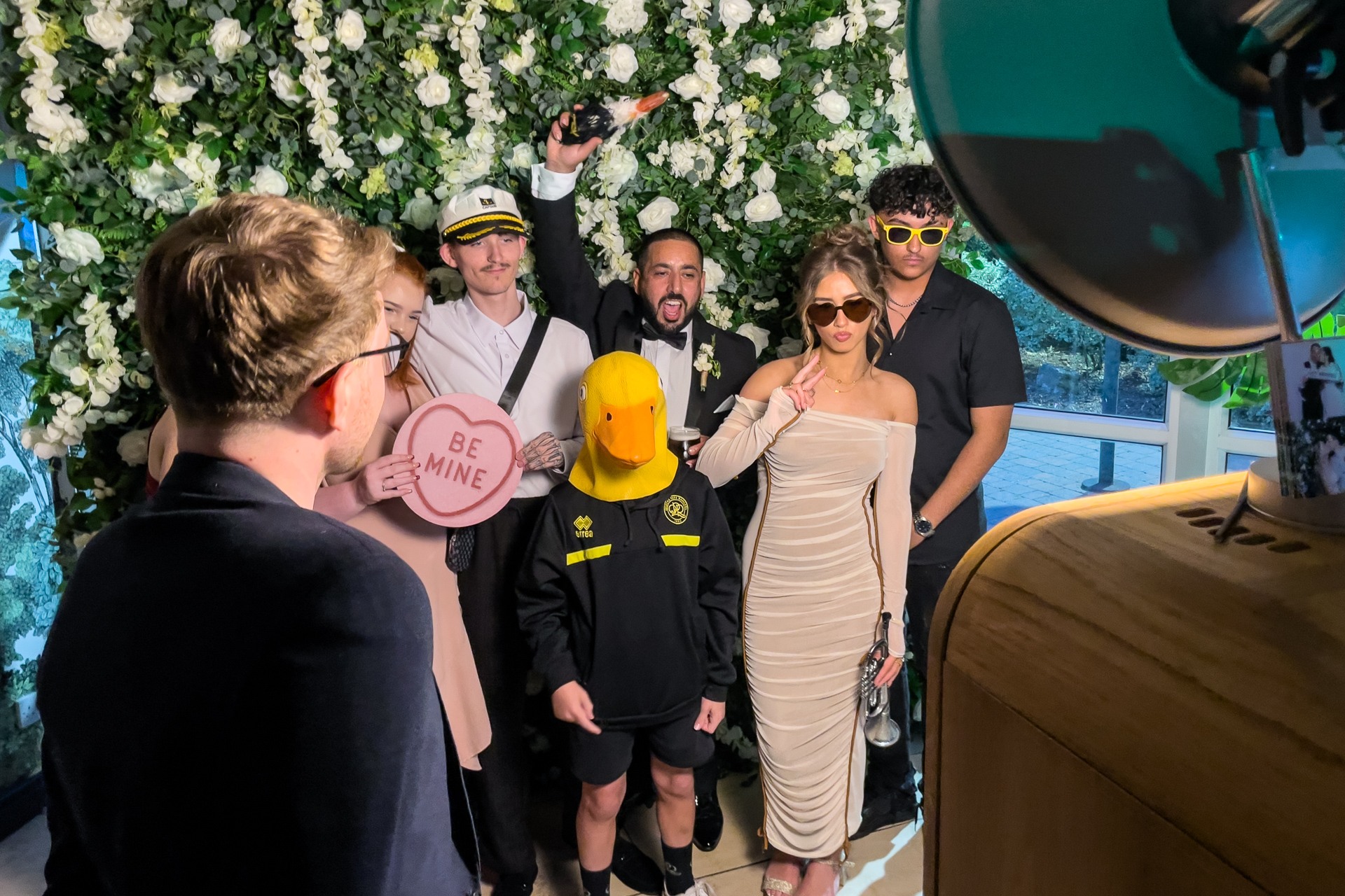 Moxhull Hall Photo Booth Hire - Photo Booth In Action