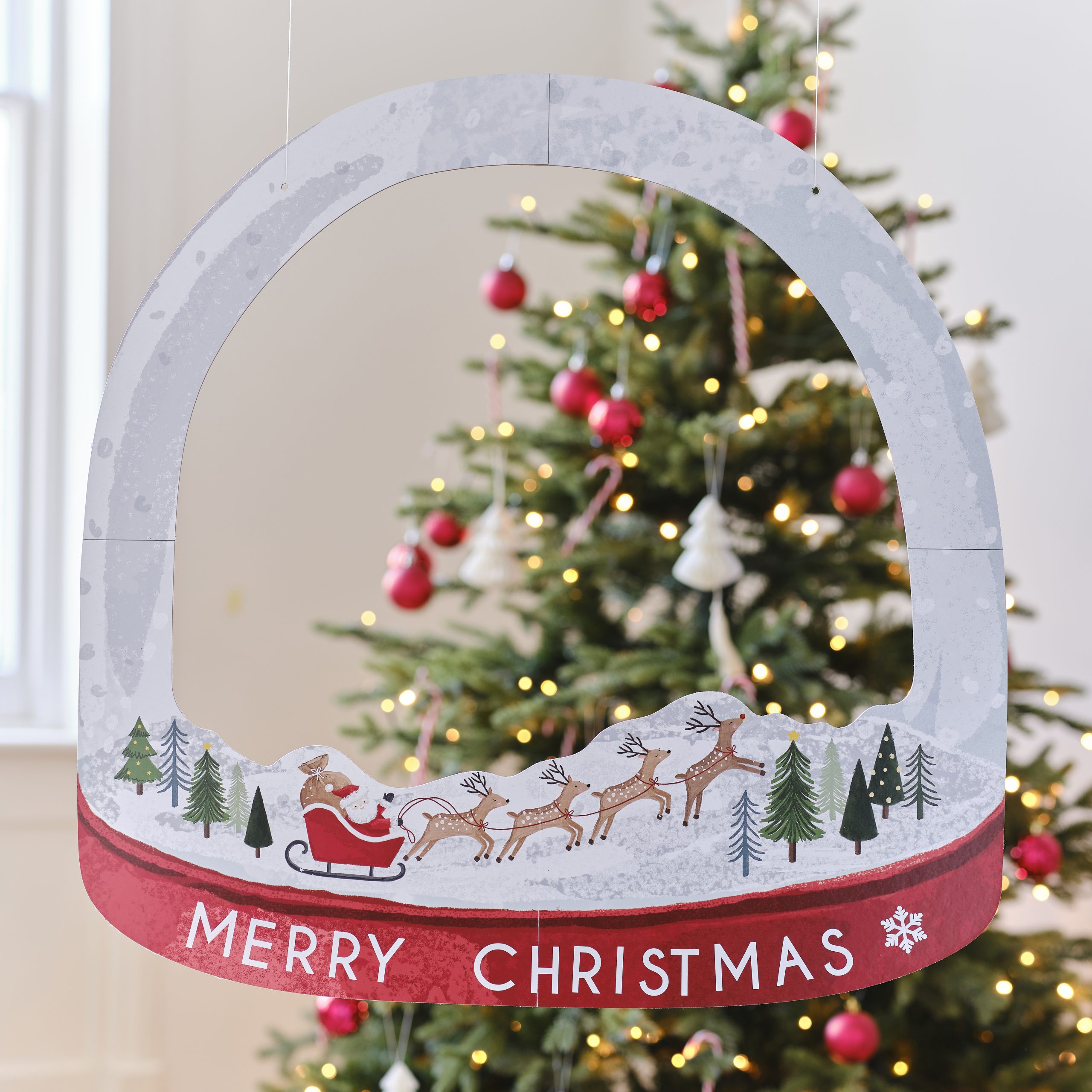Customisable Christmas Photo Booth Frame - Image 4